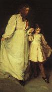 Beaux, Cecilia Dorothea and Francesca oil painting artist